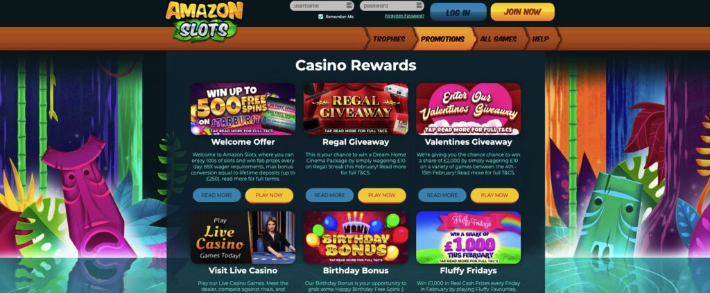 amazon slots promotions